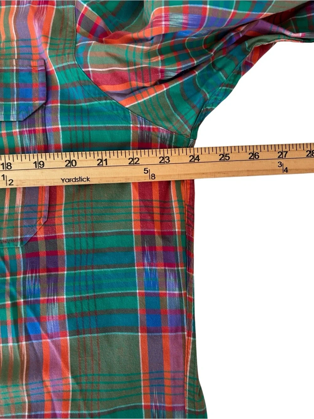 Polo Ralph Lauren Men’s Vintage Plaid Aztec Long Sleeve Button Down‎ Sz L